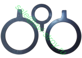 картинка Прокладка резиновая EPDM фланцевая Ду 65 с ушками  компании АВИСТРОЙ